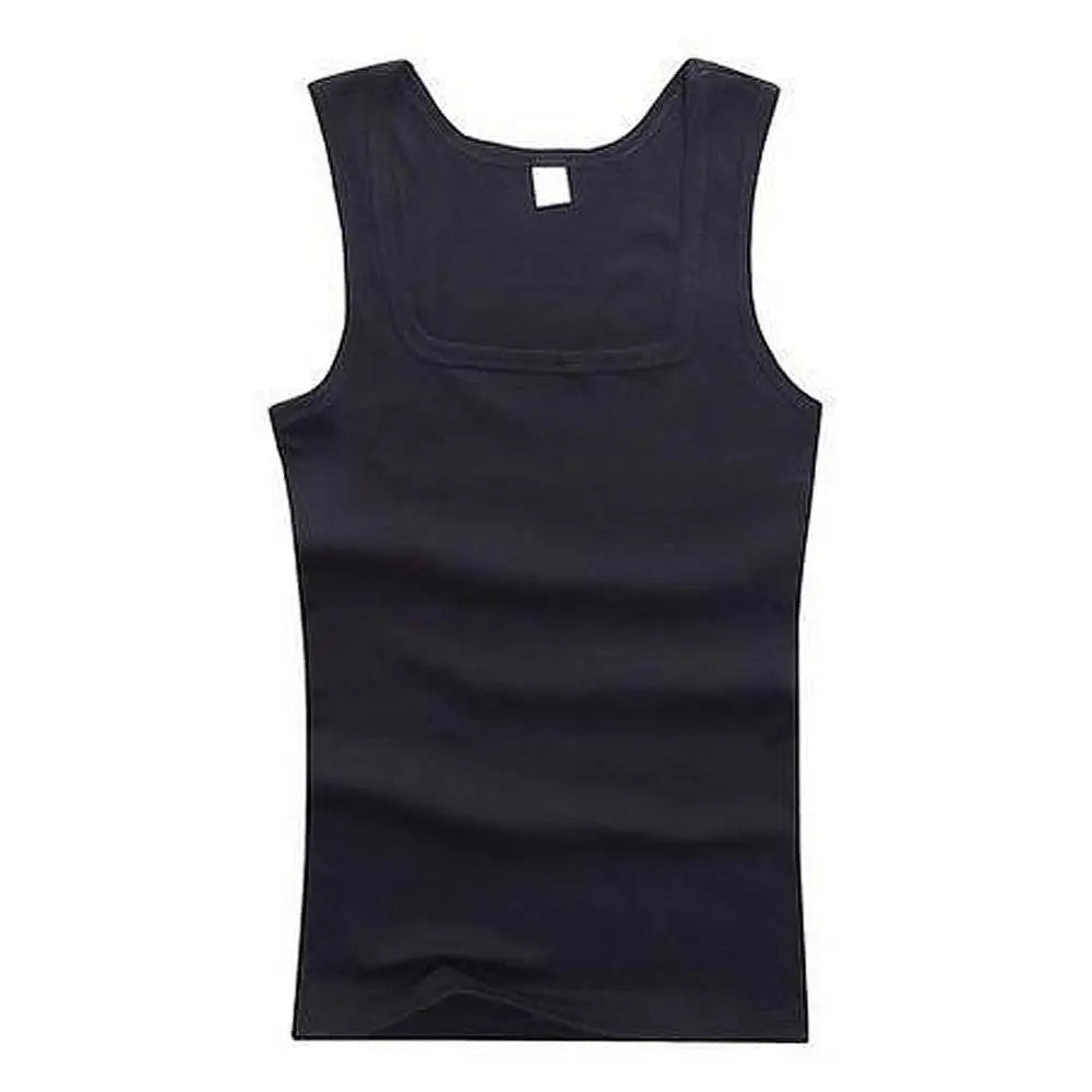 Basic Elastic Tank Men's Gym Vest Cotton Bodybuilding Fitness Style