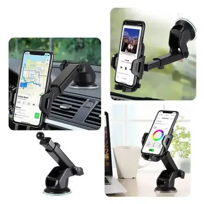 Car Phone Holder Suction Cup Bracket for iPhone Samsung Huawei Xiaomi