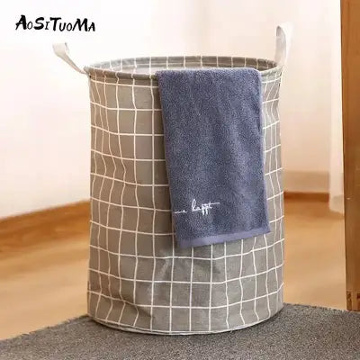 Large Foldable Waterproof Household Dirty Clothes Basket by AOSITUOMA