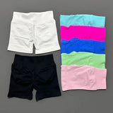 Sports Shorts Seamless 4.5" Low Waist – Scrunch Workout Fitness