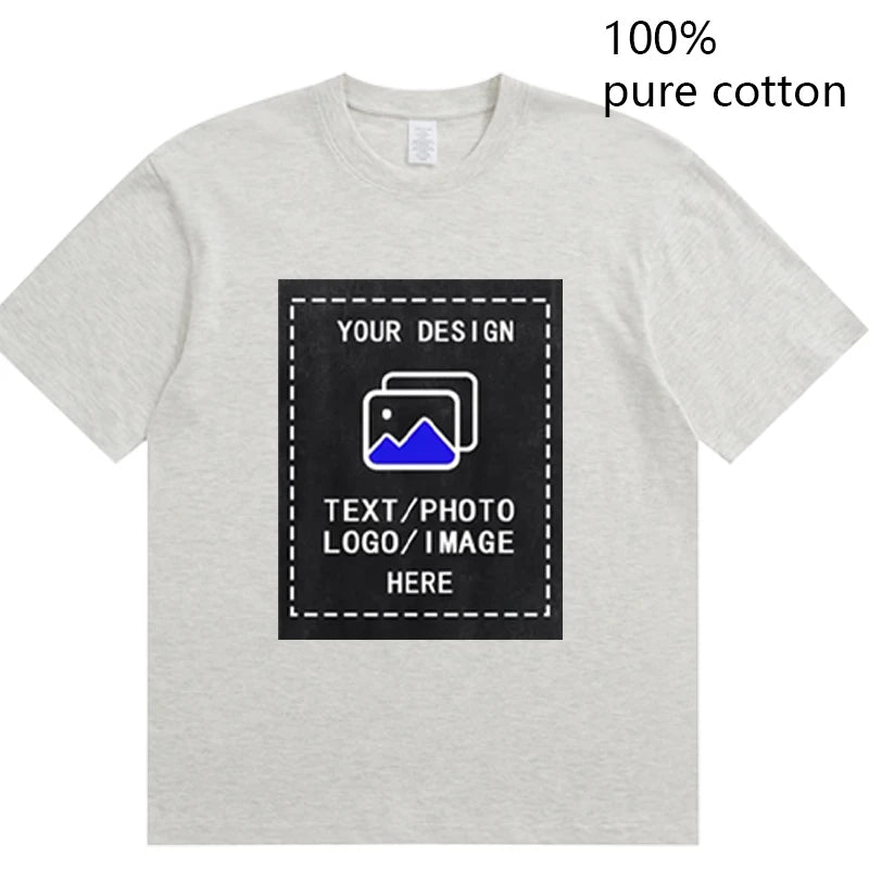 Custom Men's Cotton T-Shirts All Sizes for Team Sports and Gyms