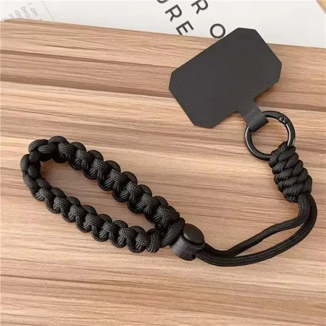 Universal Phone Lanyard Handwoven Wrist Strap Safety Rope Secure Bracelet