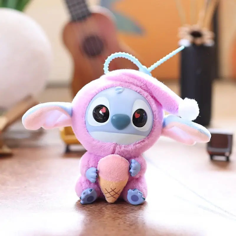 Disney Stitch Vinyl Plush Blind Box Pendant Sleepy Series Dolls