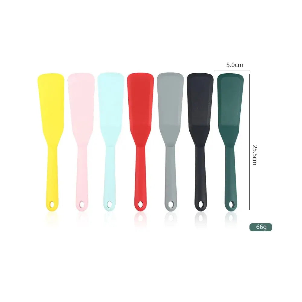 Silicone Frying Shovel Kitchen Tool 7 Color Nonstick Egg Pancake Turner