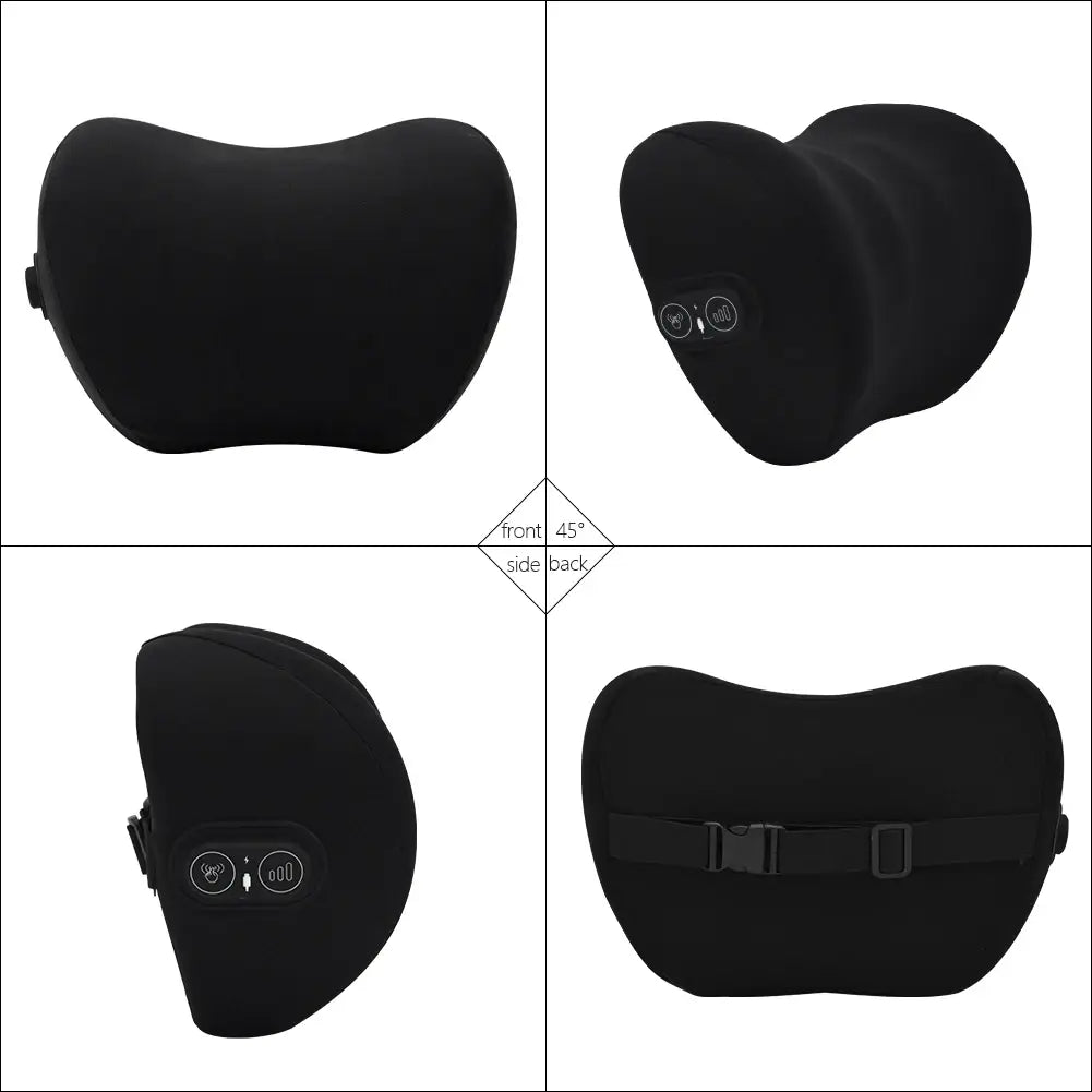 LIVIAUTOLIFE Electric Lumbar Support and Vibration Massage Neck Cushion