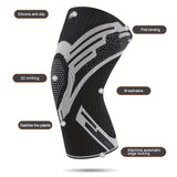 Compression Knee Support Elastic Breathable Sleeve – Gym Sports Relief