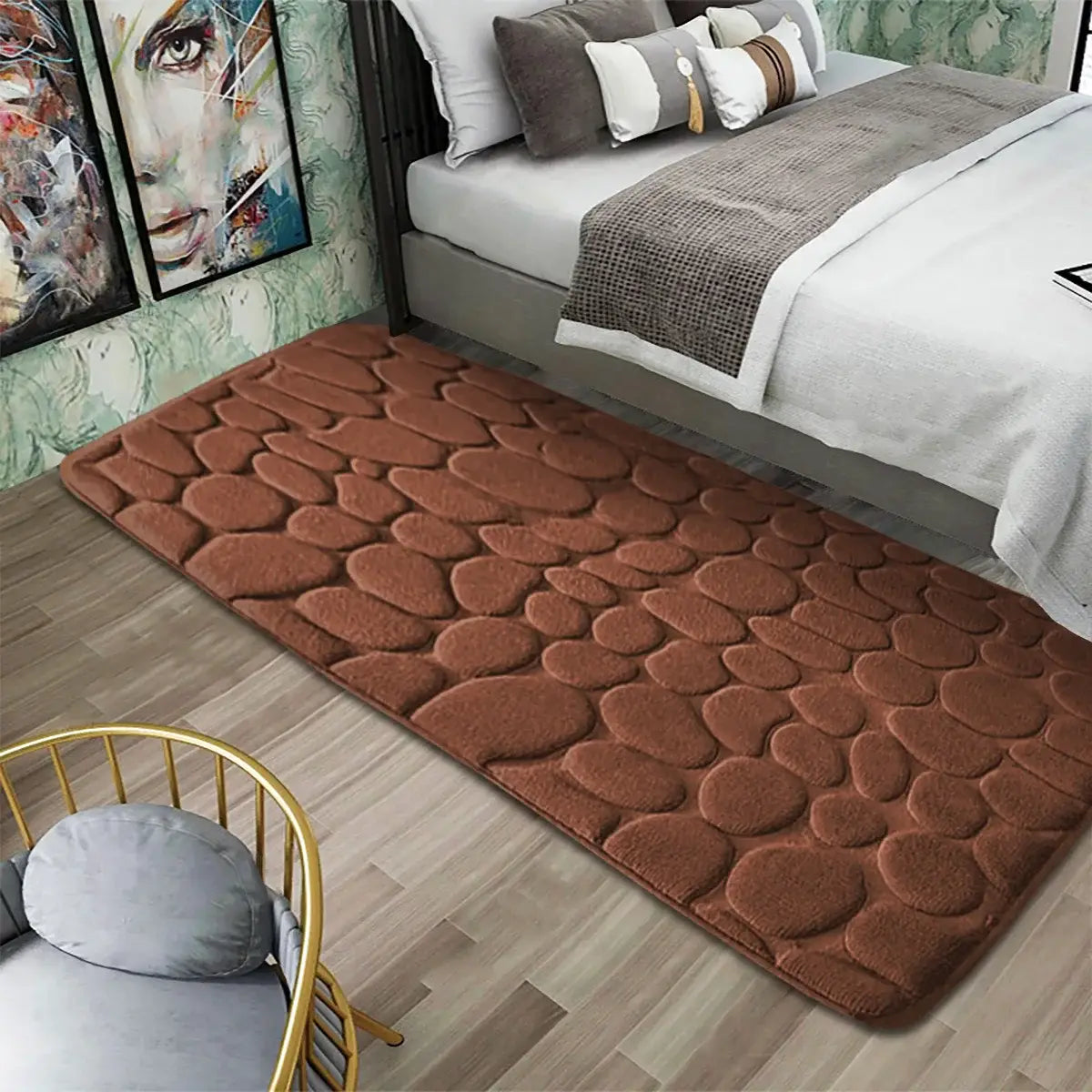 Super Absorbent Floor Mat - Anti-Slip Coral Velvet Bath & Door Mat