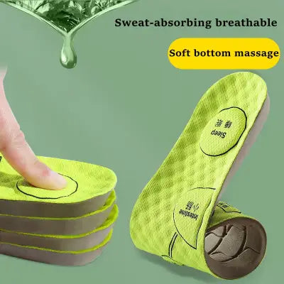 Breathable Deodorant Sport Acupressure Foot Insoles for Comfort