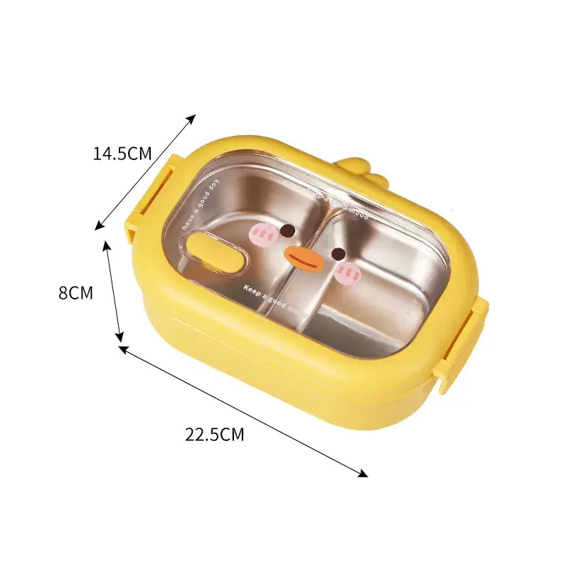 Stainless Steel Lunch Box – Durable & Leakproof Bento Box 1000ml