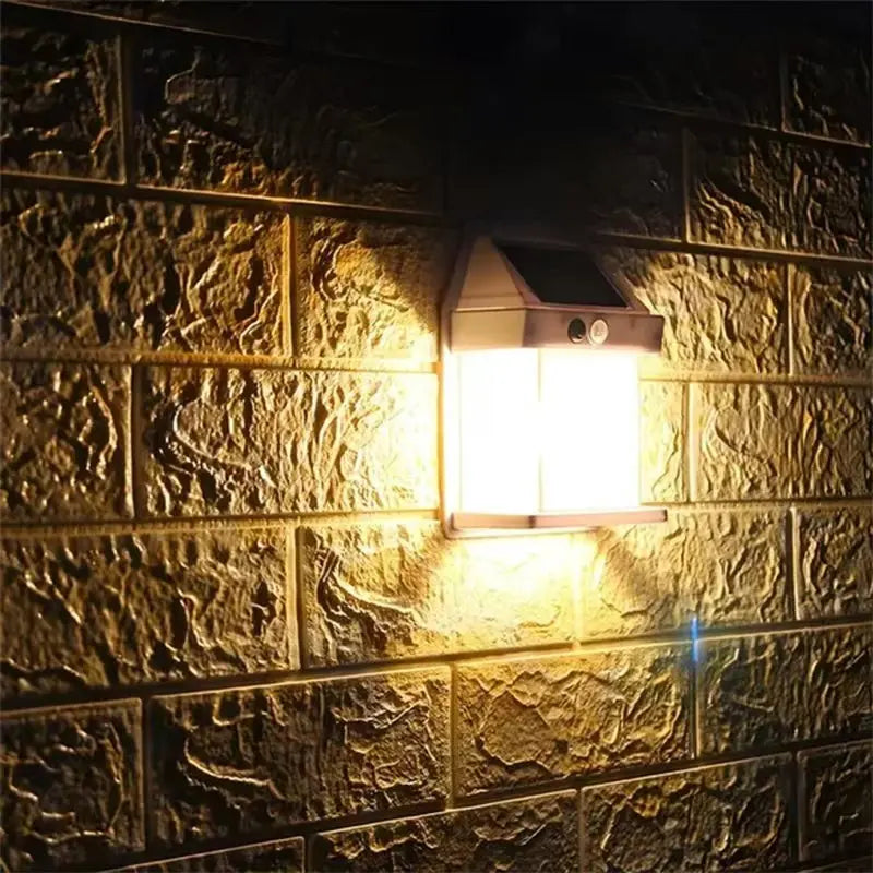 Solar LED Street Light Waterproof Outdoor Wall Garden Fixture