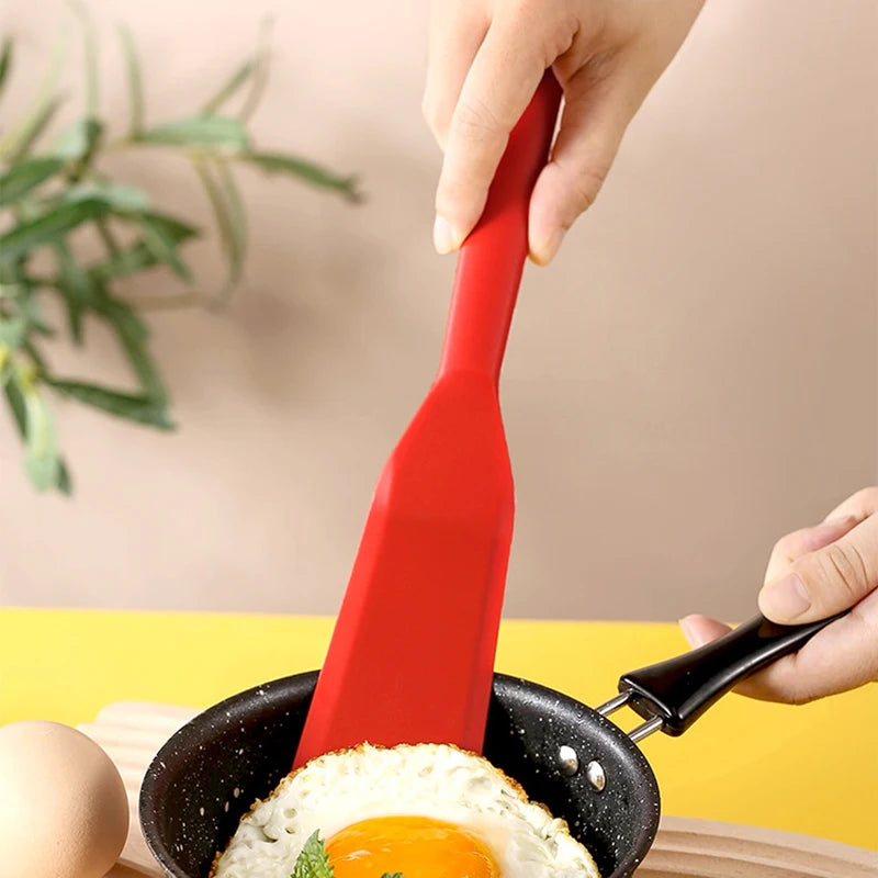 Silicone Frying Shovel Kitchen Tool 7 Color Nonstick Egg Pancake Turner