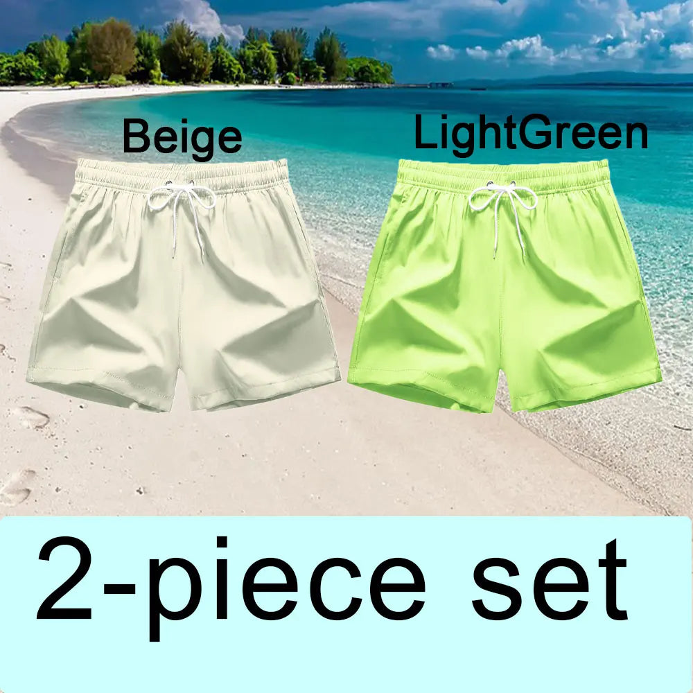 Men's Board Shorts Quick Dry Breathable Swim Trunks for Surfing