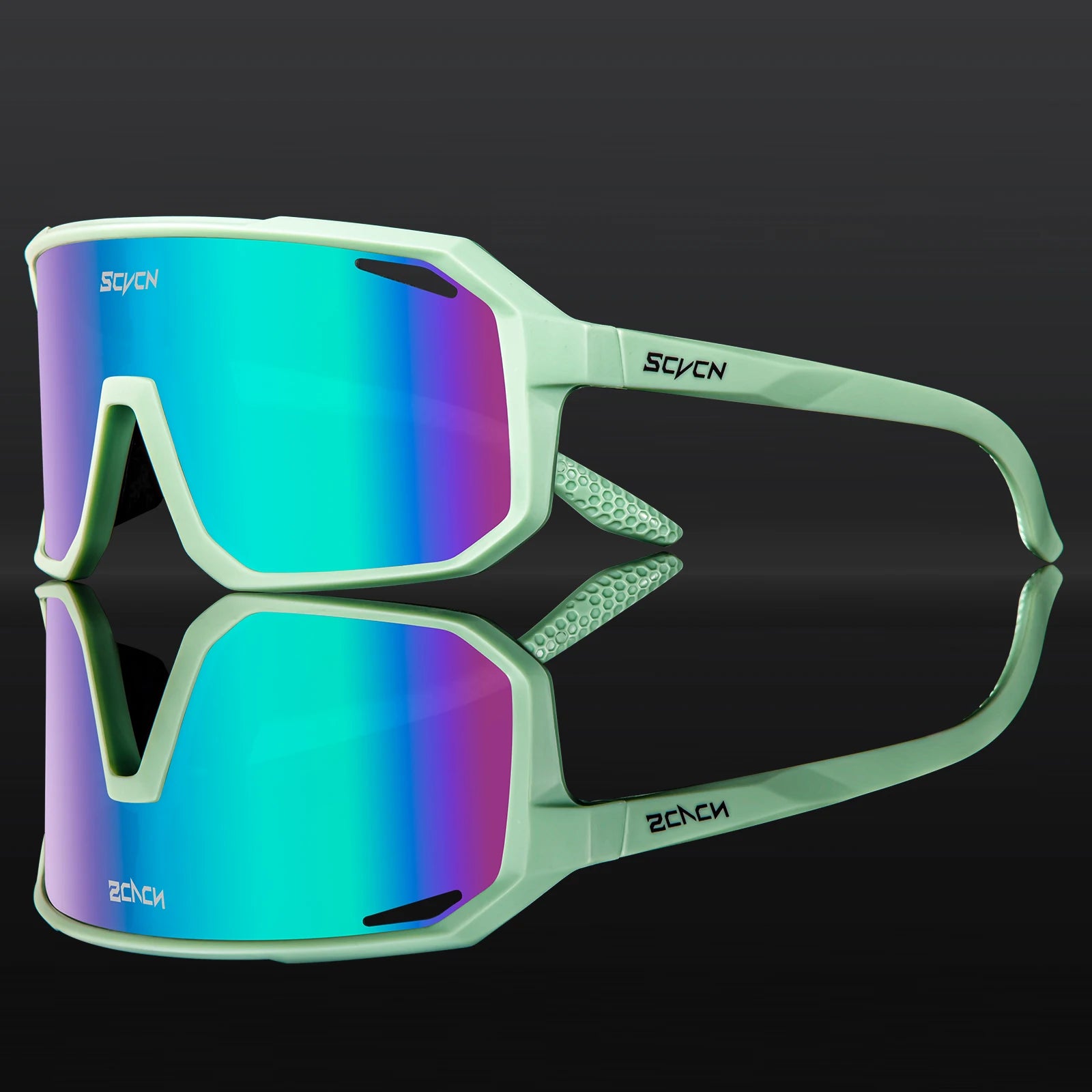 SCVCN Cycling Glasses UV400 TR90 Outdoor Sports MTB Sunglasses