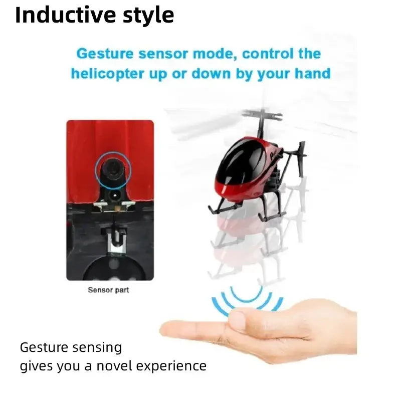 Two-Way Induction Charging Remote Control Helicopter with Indoor Suspension