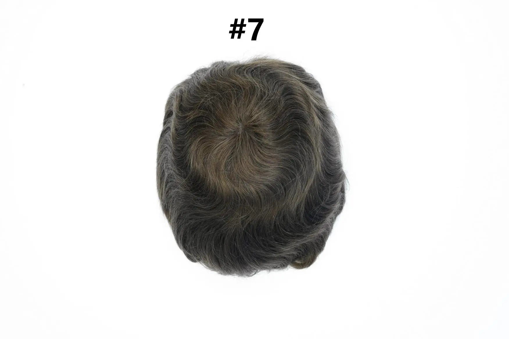 Mens Toupee Human Hair Piece Thin Skin V Loop Natural Hairline