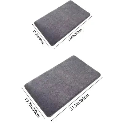 Super Absorbent Floor Mat - Anti-Slip Coral Velvet Bath & Door Mat