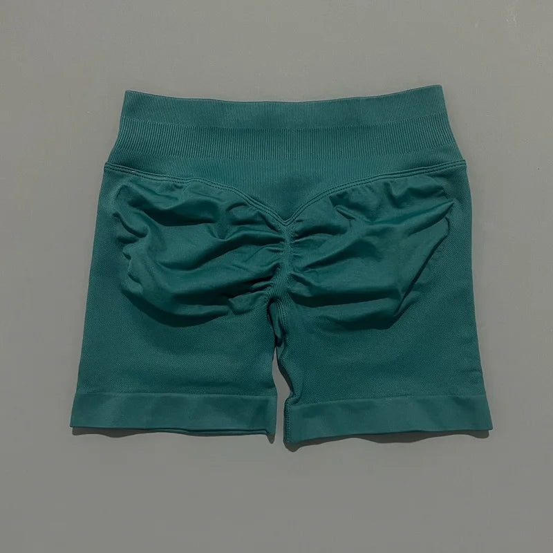 Sports Shorts Seamless 4.5" Low Waist – Scrunch Workout Fitness