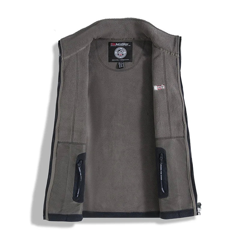 Men's Fleece Storm Jacket Thickened Warm Outdoor Casual Style