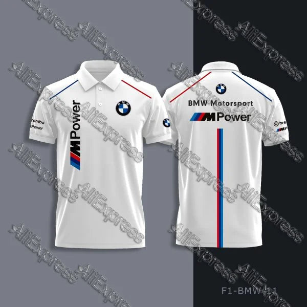 Quick Drying BMW Men’s Polo Shirt Mainland China Performance Sportswear