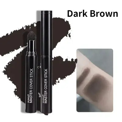 6-Color Hairline Concealer Pen Waterproof Hair Dye Pencil for Versatile - Dark browm