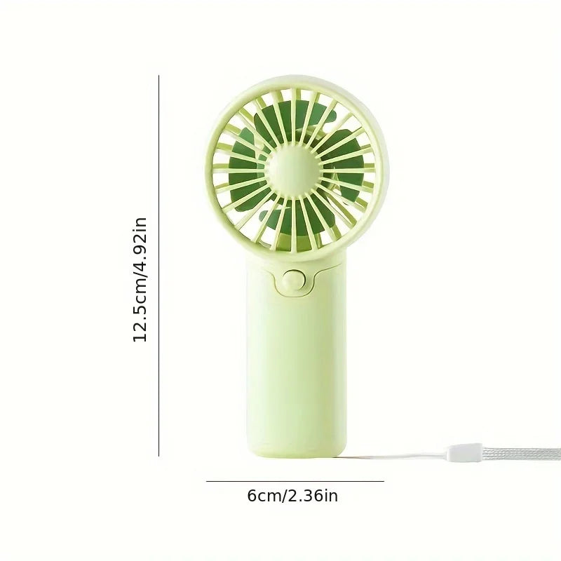 Portable Mini Fan Pocket Size Lightweight Material Student Gift Outdoor