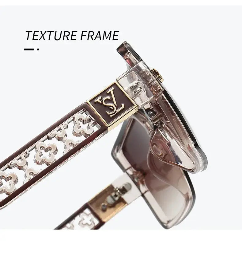 Luxury Designer Sunglasses – 2024 Retro Square Fashion Eyewear