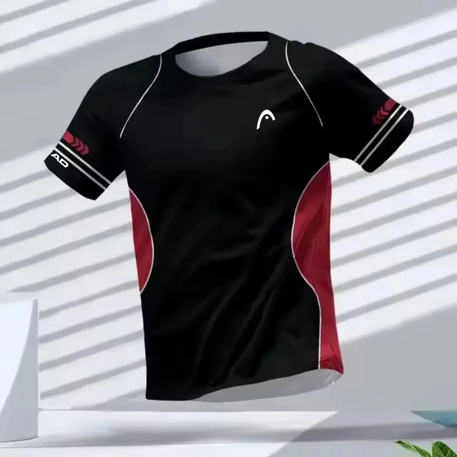 Men's Quick-Drying Short Sleeve Tops Breathable Running Tees