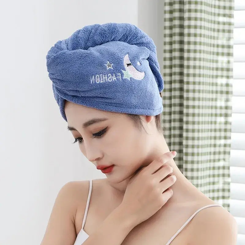 Women’s Soft Microfiber Towel and Quick Drying Hair Turban