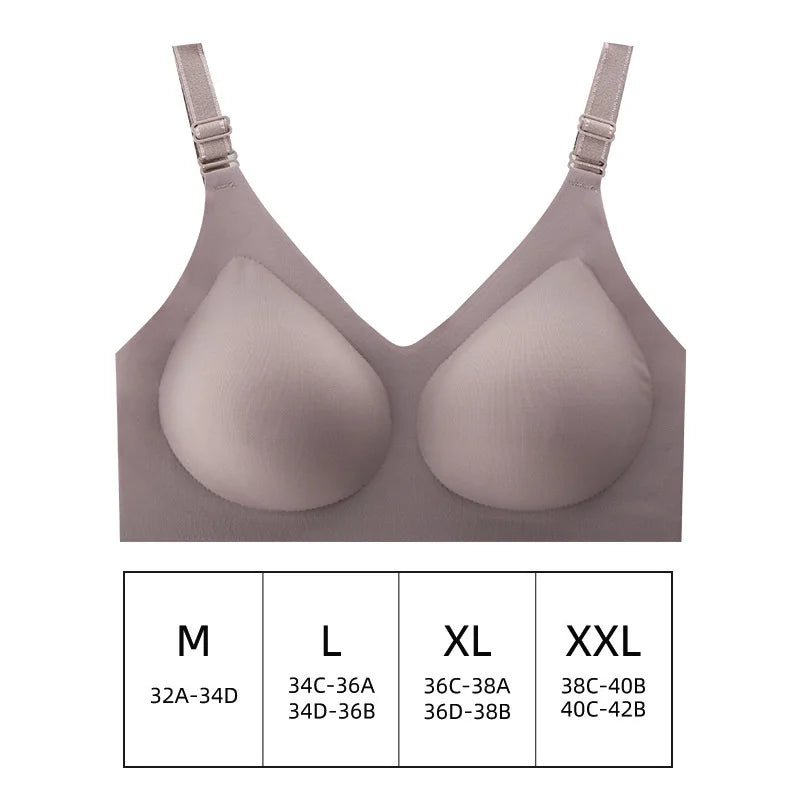 Wireless Bra Jelly Style Nylon Elastane Daily Comfort Support