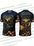 America 250th Anniversary TShirt True To Size Fit Patriotic USA Style