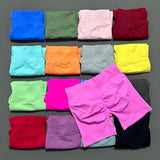 HISTELLO Seamless Yoga Shorts Small Polyamide Butt Lifting Activewear
