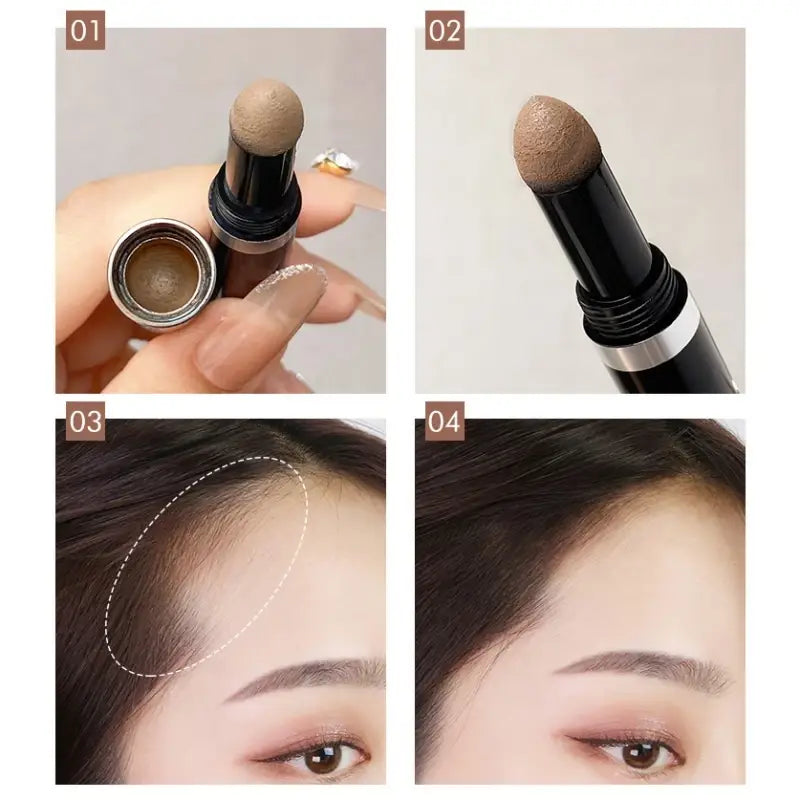 6-Color Hairline Concealer Pen Waterproof Hair Dye Pencil for Versatile