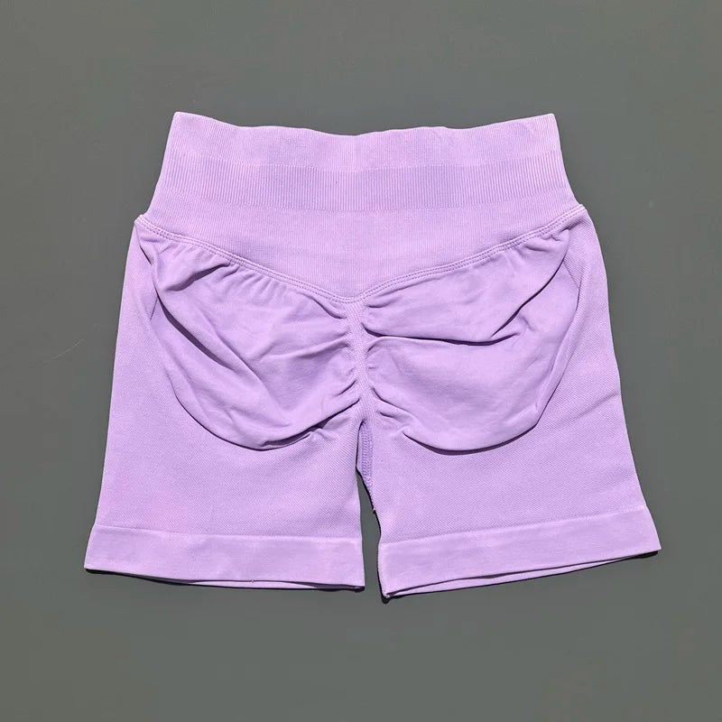 Sports Shorts Seamless 4.5" Low Waist – Scrunch Workout Fitness