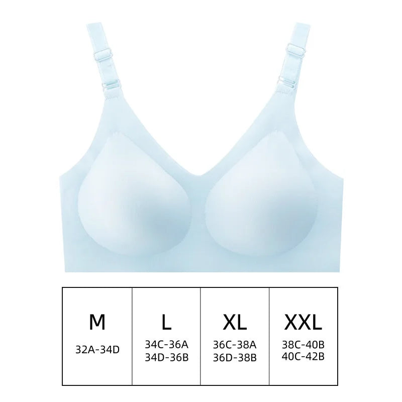Wireless Bra Jelly Style Nylon Elastane Daily Comfort Support