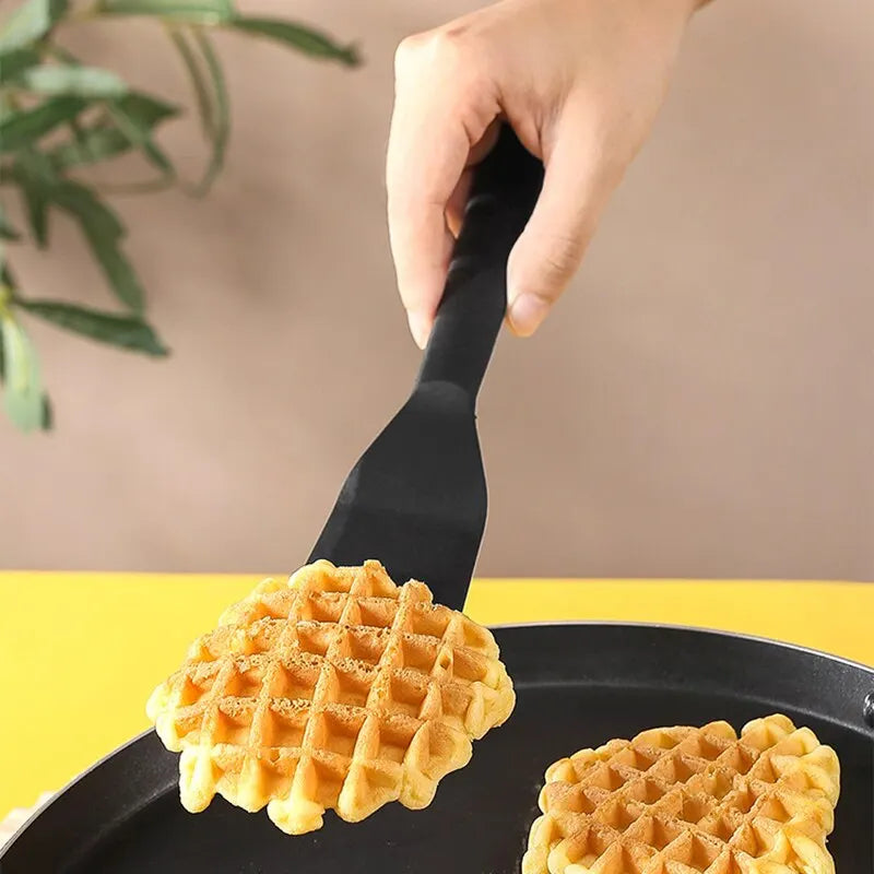Silicone Frying Shovel Kitchen Tool 7 Color Nonstick Egg Pancake Turner