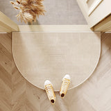 Semi-circular entryway door mat for any applicable scene - FQR-1 / 40x60cm 16x24inch