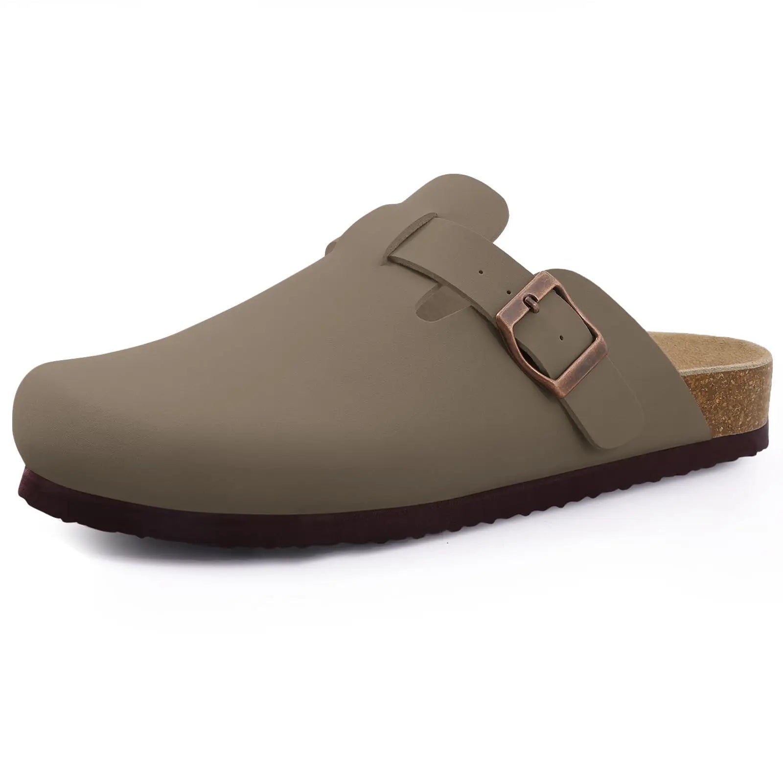 Cow Suede Mules with Arch Support for Indoor Outdoor Comfort