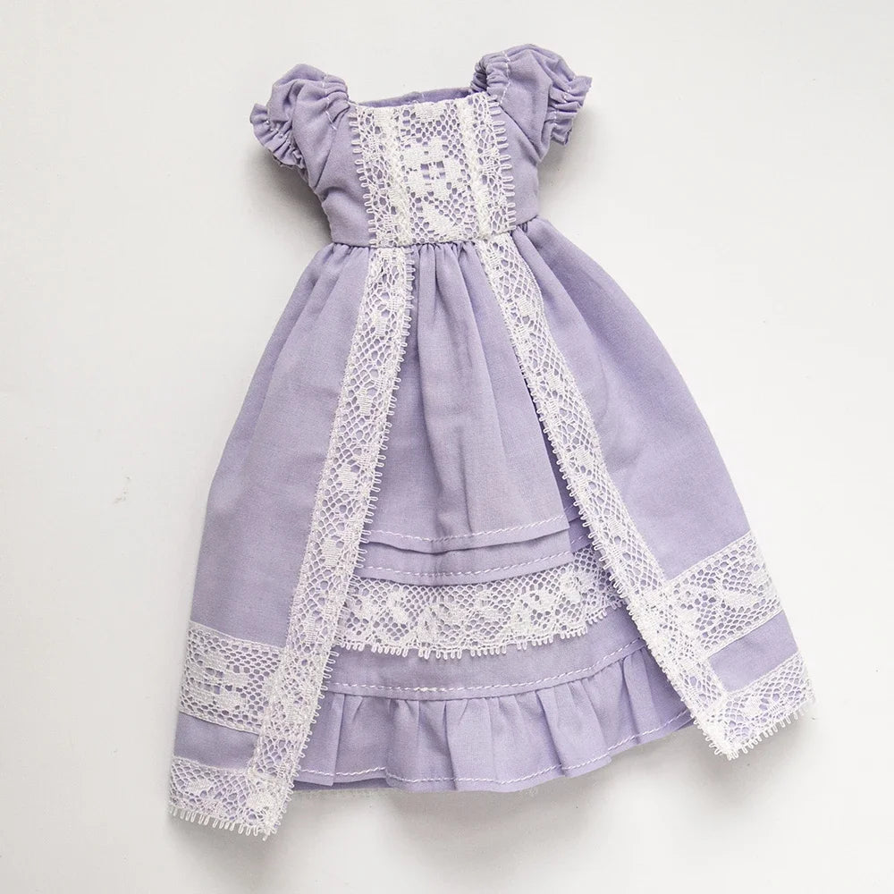 Blythe Clothes Vintage Lace Maid Set for YMY OB22 Doll Accessories