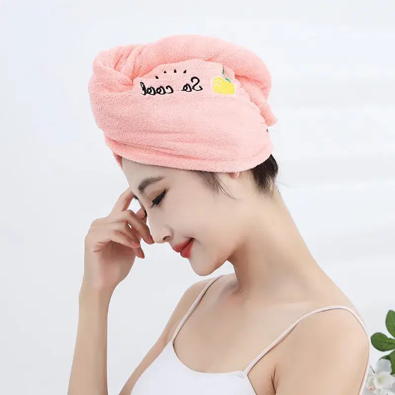 Women’s Soft Microfiber Towel and Quick Drying Hair Turban