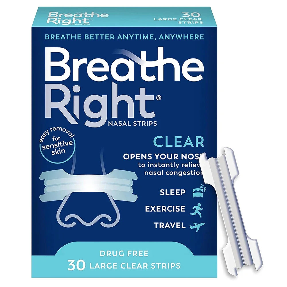 Extra Strength Sport Nasal Strip Sleep Aid – Breathable Anti Snoring
