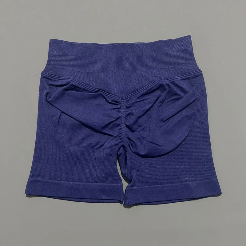 Sports Shorts Seamless 4.5" Low Waist – Scrunch Workout Fitness