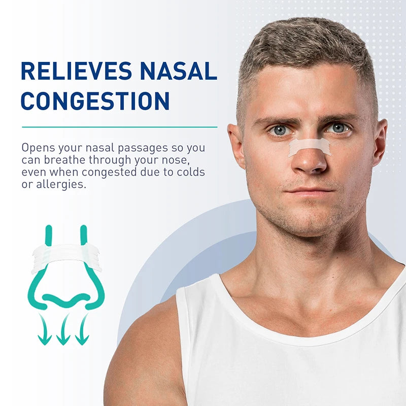 Extra Strength Sport Nasal Strip Sleep Aid – Breathable Anti Snoring