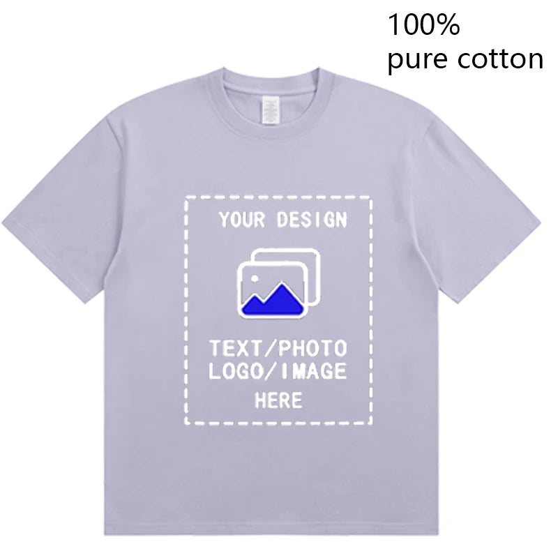 Custom Men's Cotton T-Shirts All Sizes for Team Sports and Gyms