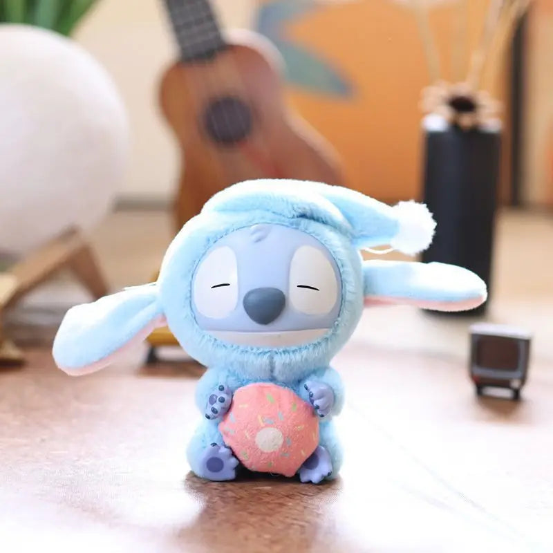Disney Stitch Vinyl Plush Blind Box Pendant Sleepy Series Dolls