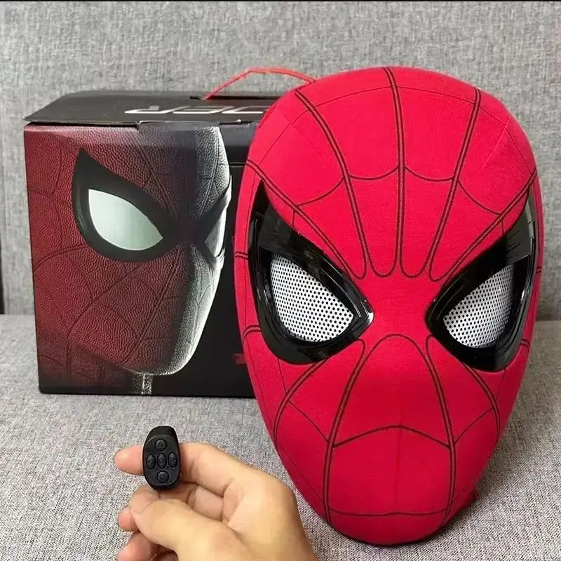 Spider-Man Remote Control Electronic Mask 1:1 Finished Goods Cosplay Gift