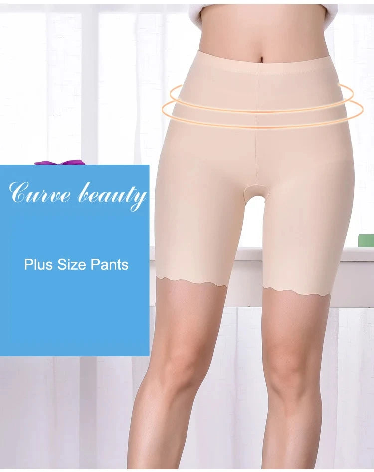 Plus Size Safety Short Pants Seamless Underwear Anti Rub Boxers