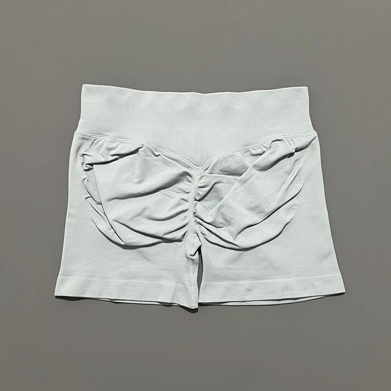 HISTELLO Seamless Yoga Shorts Small Polyamide Butt Lifting Activewear