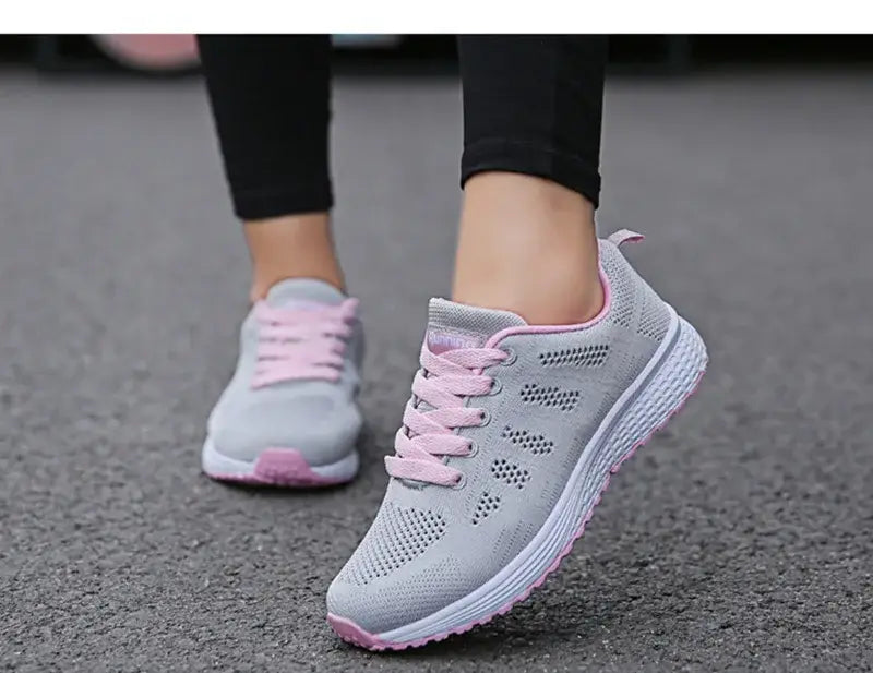 Women’s Casual Mesh Sneakers for Breathable Walking and Gym