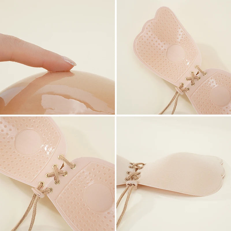 Push Up Mold Cup Silicone Fly Bra Seamless Reusable Wedding Invisible