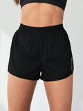 Yoga Anti-Exposure Shorts Faux Two-Piece Style Running Fitness Pants